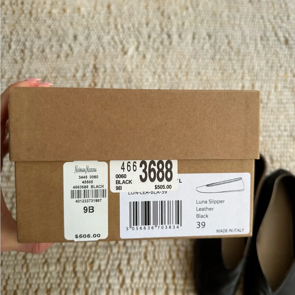Le Monde Beryl Black Luna Slippers - Picture 2 of 5